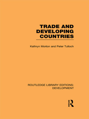 cover image of Trade and Developing Countries